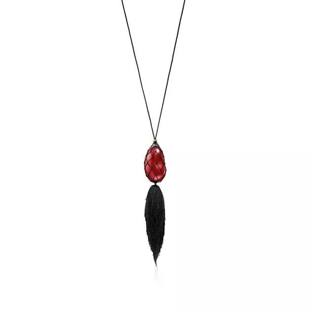 Elsa Peretti®: in Red Lacquer over Japanese Hardwood image number 0