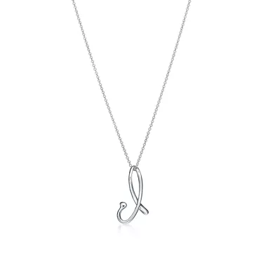 Elsa Peretti&reg;:Small Alphabet Pendant in Sterling Silver, 2