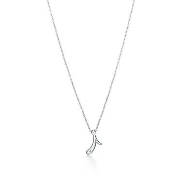 Elsa Peretti&reg;:Small Alphabet Pendant in Sterling Silver, 2