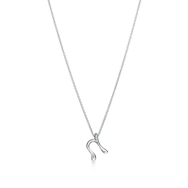Elsa Peretti&reg;:Small Alphabet Pendant in Sterling Silver, 2