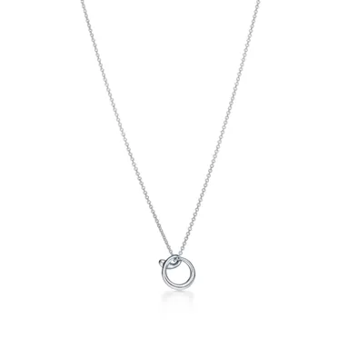 Elsa Peretti®:Small Alphabet Pendant in Sterling Silver, 2