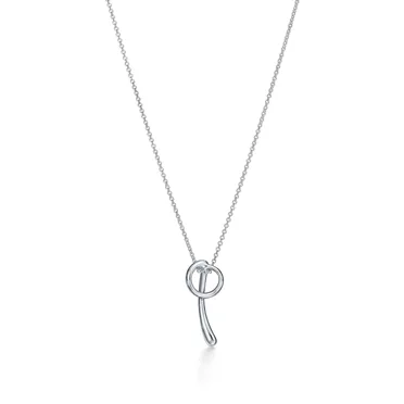 Elsa Peretti&reg;:Small Alphabet Pendant in Sterling Silver, 2