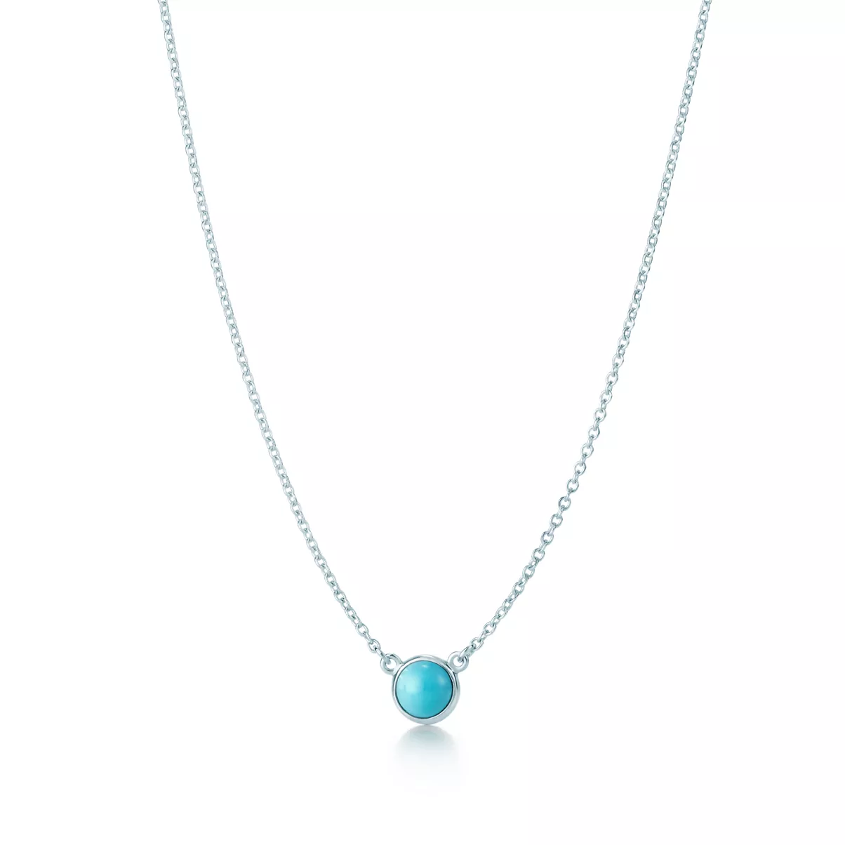 Color by the Yard Turquoise Pendant in Silver