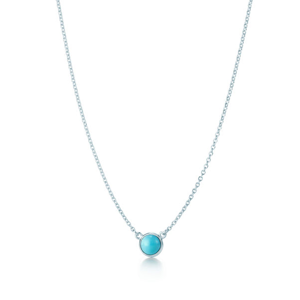 Elsa Peretti®:Color by the Yard Turquoise Pendant in Silver