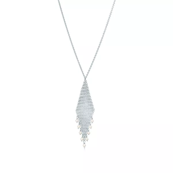 Mesh Fringe Pendant