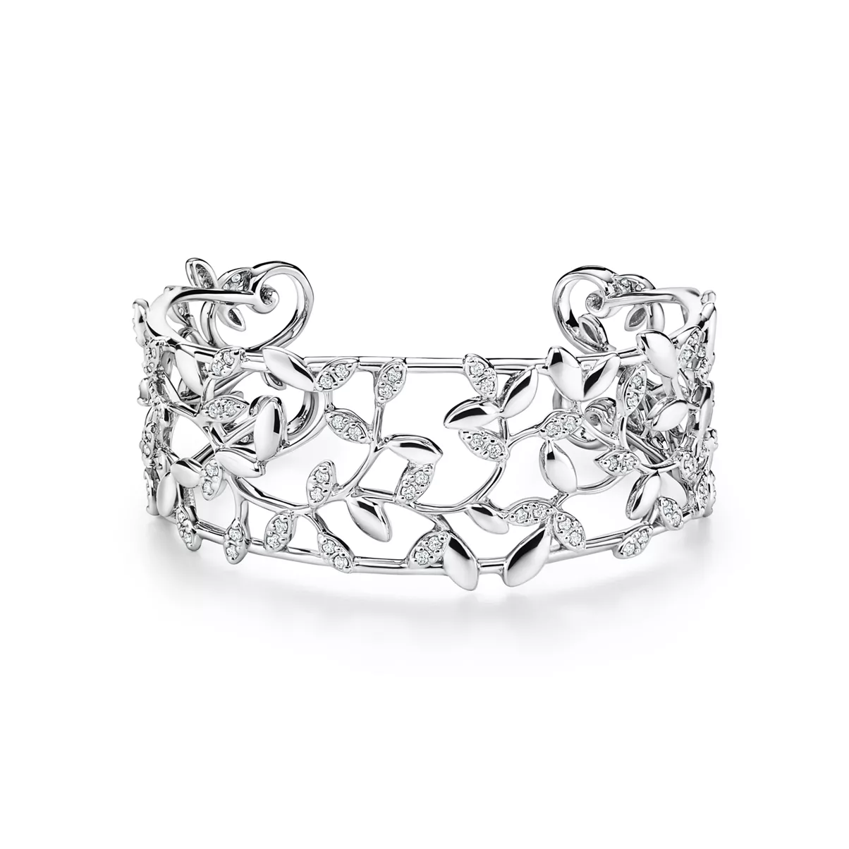 Olive Leaf Narrow Cuff