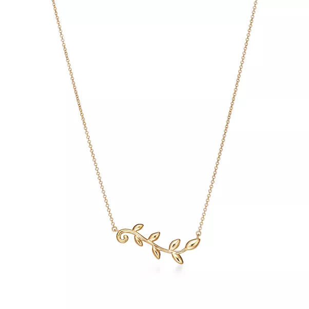 Olive Leaf Vine Pendant  
