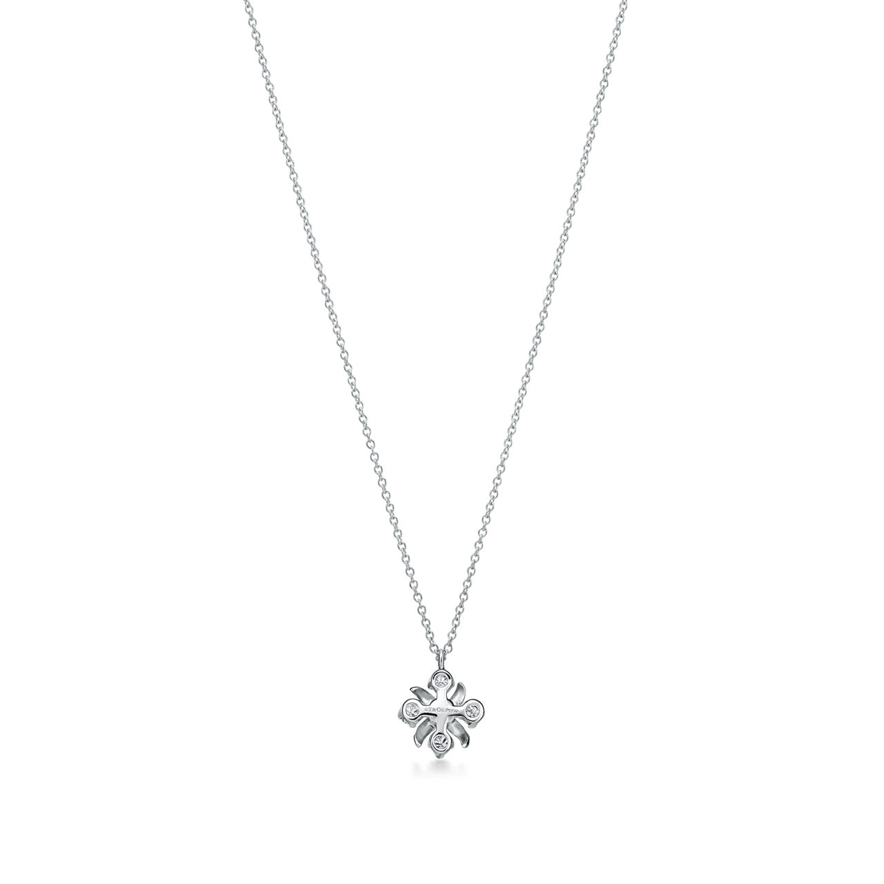 Sixteen Stone by Tiffany:Pendant in Platinum with Diamonds