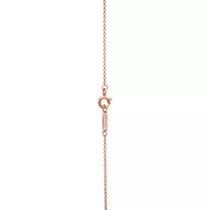 Sixteen Stone by Tiffany:Pendant in Rose Gold and Platinum with Diamonds, 4