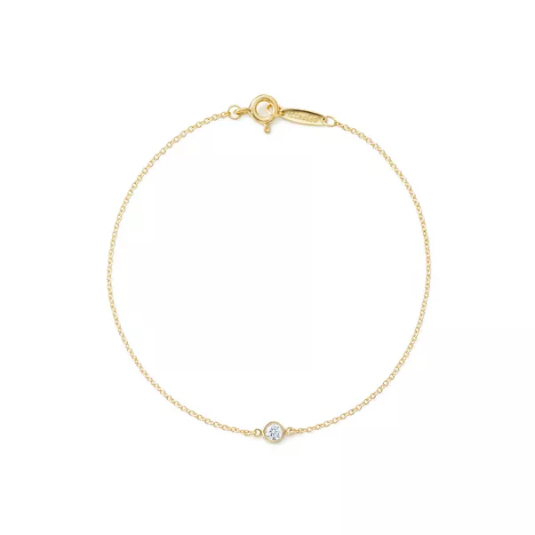 Diamonds by the Yard® Single Diamond Bracelet in Yellow Gold