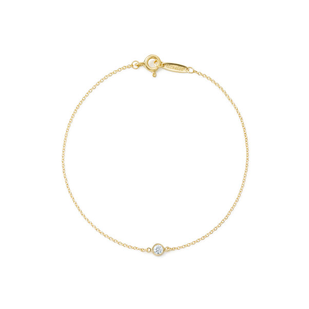 Elsa Peretti®:Diamonds by the Yard® Single Diamond Bracelet in Yellow Gold