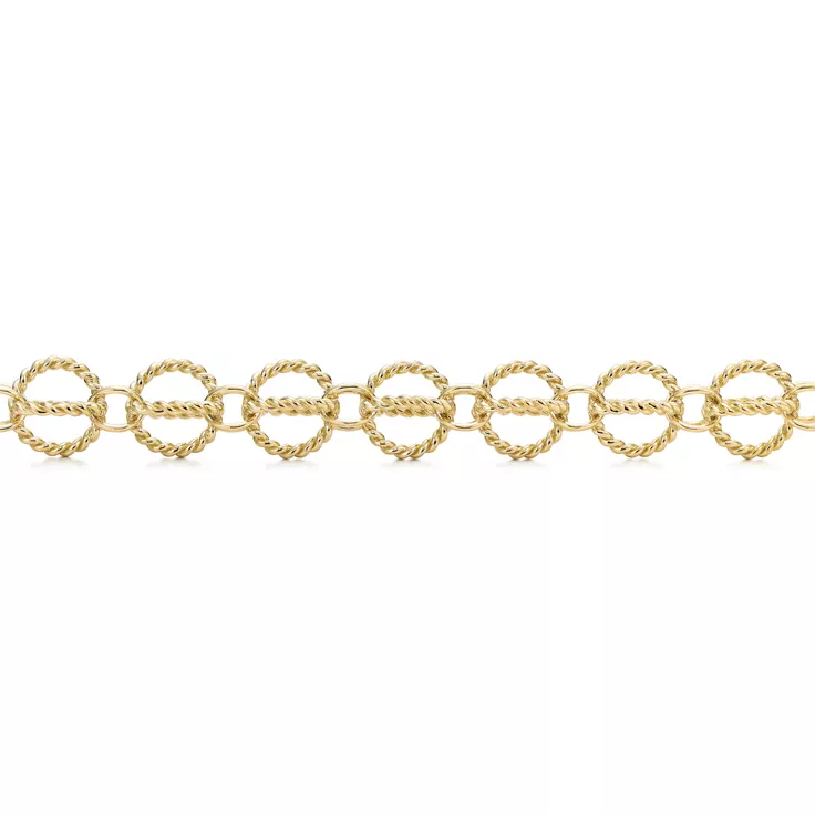 Tiffany Rope:Bracelet Cercle en or jaune, 2