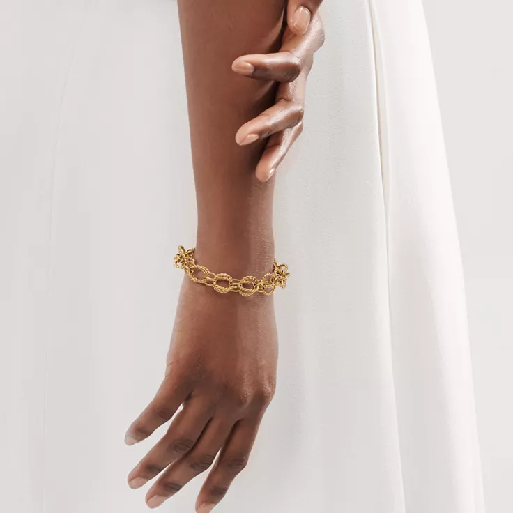 Tiffany Rope:Bracelet Cercle en or jaune, 1