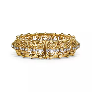 Jean Schlumberger by Tiffany:Hands Bracelet in Yellow Gold and Platinum, 3