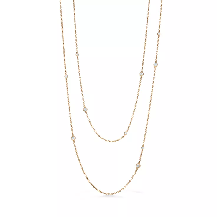 Elsa Peretti®:Diamonds by the Yard® Sprinkle Necklace, 4