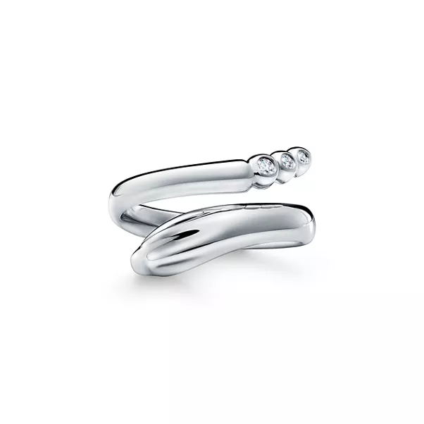 Anillo Snake de platino