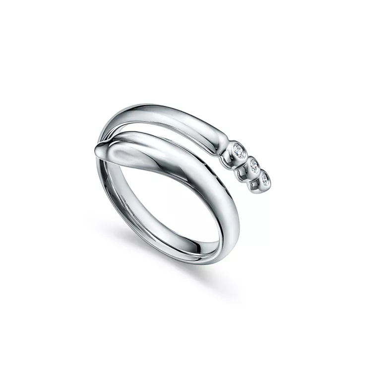 Elsa Peretti®:Snake Ring in Platinum, 1