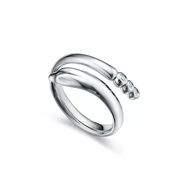 Elsa Peretti®:Snake Ring in Platinum, 2