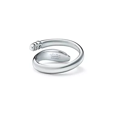 Elsa Peretti®:Snake Ring in Platinum, 3