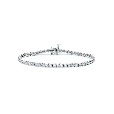 Tiffany Victoria®:Tennis Bracelet in Platinum with Diamonds, 2