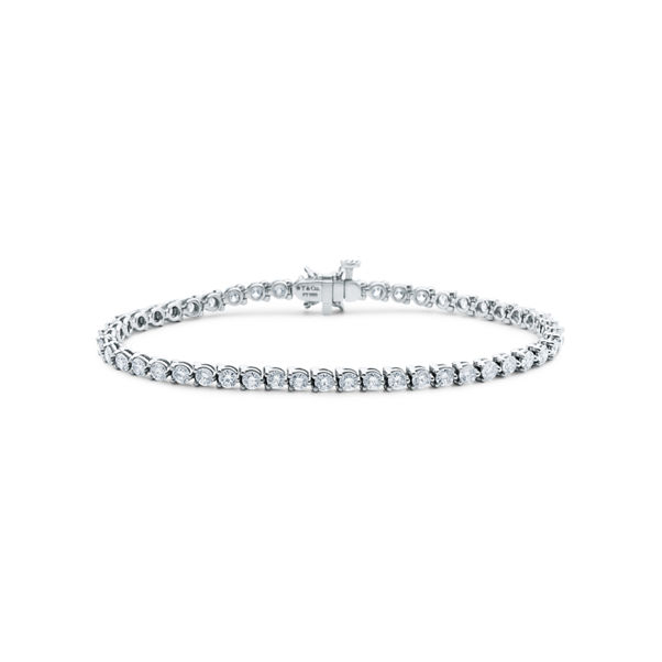 Tiffany Victoria®:Tennis Bracelet in Platinum with Diamonds