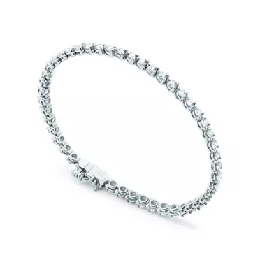 Tiffany Victoria®:Tennis Bracelet in Platinum with Diamonds, 2