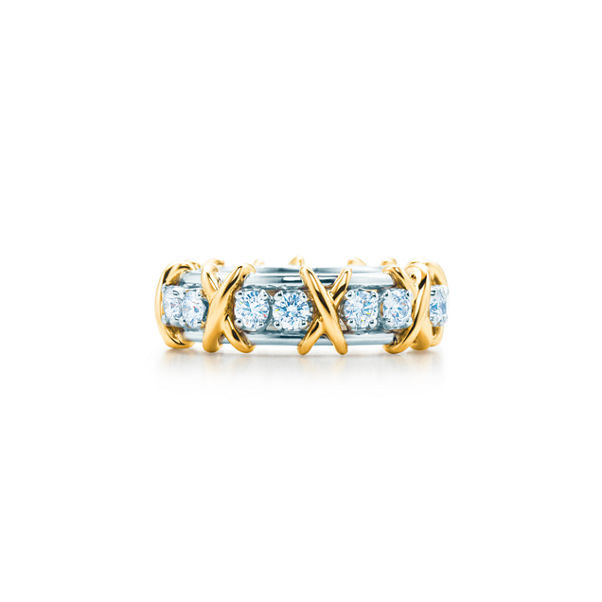 Jean Schlumberger by Tiffany:Sixteen Stone Ring in Platin mit Diamanten