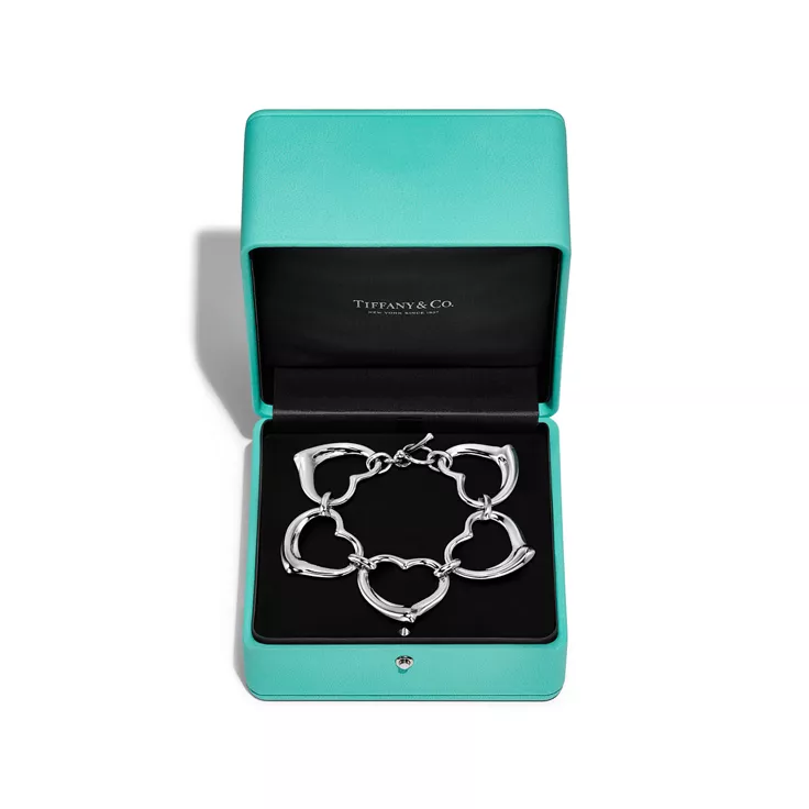 Elsa Peretti®:Open Heart Bracelet in Sterling Silver, 4