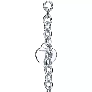 Return to Tiffany™:Heart Tag Charm Bracelet in Silver, 3