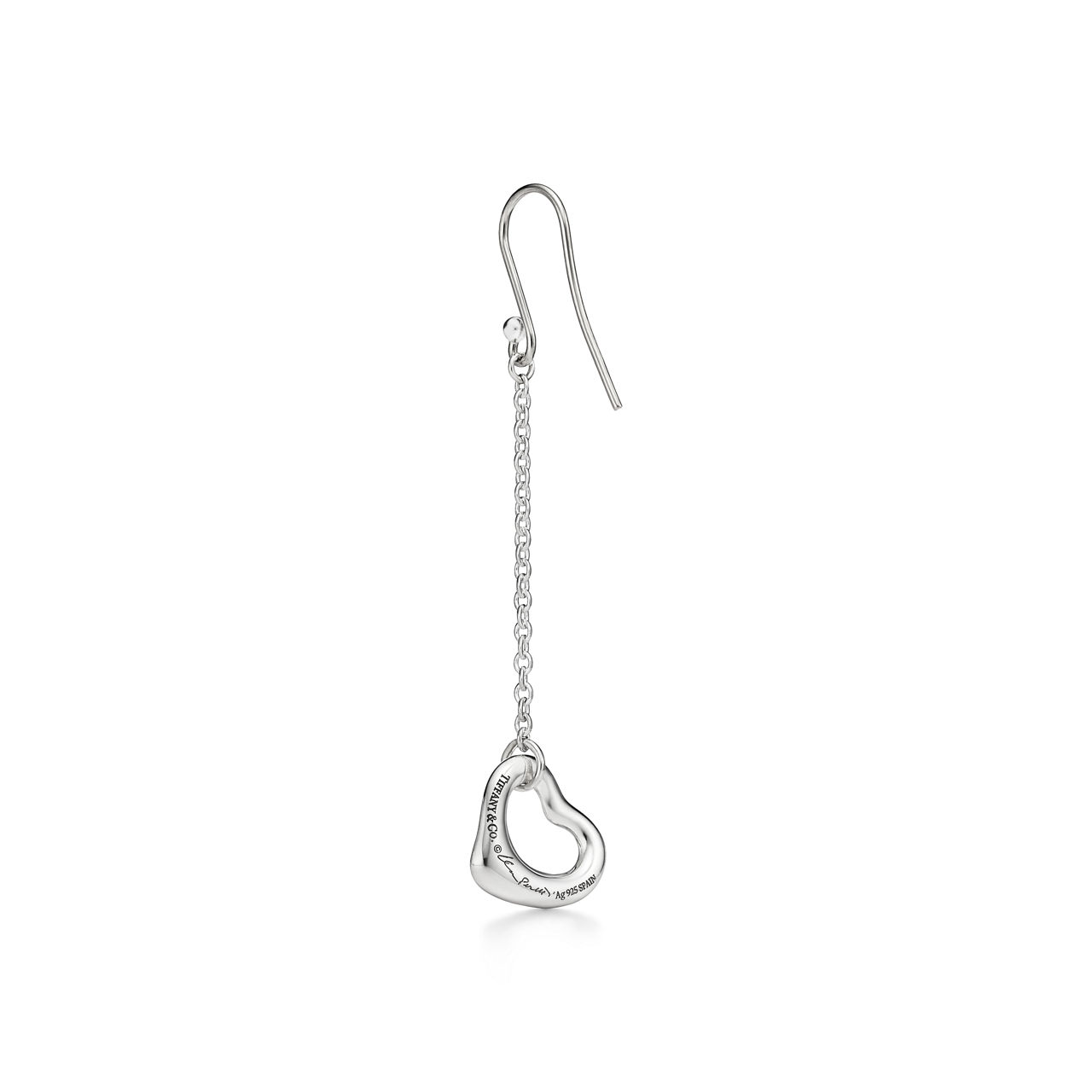 Elsa Peretti®:Open Heart Drop Earrings image number 3