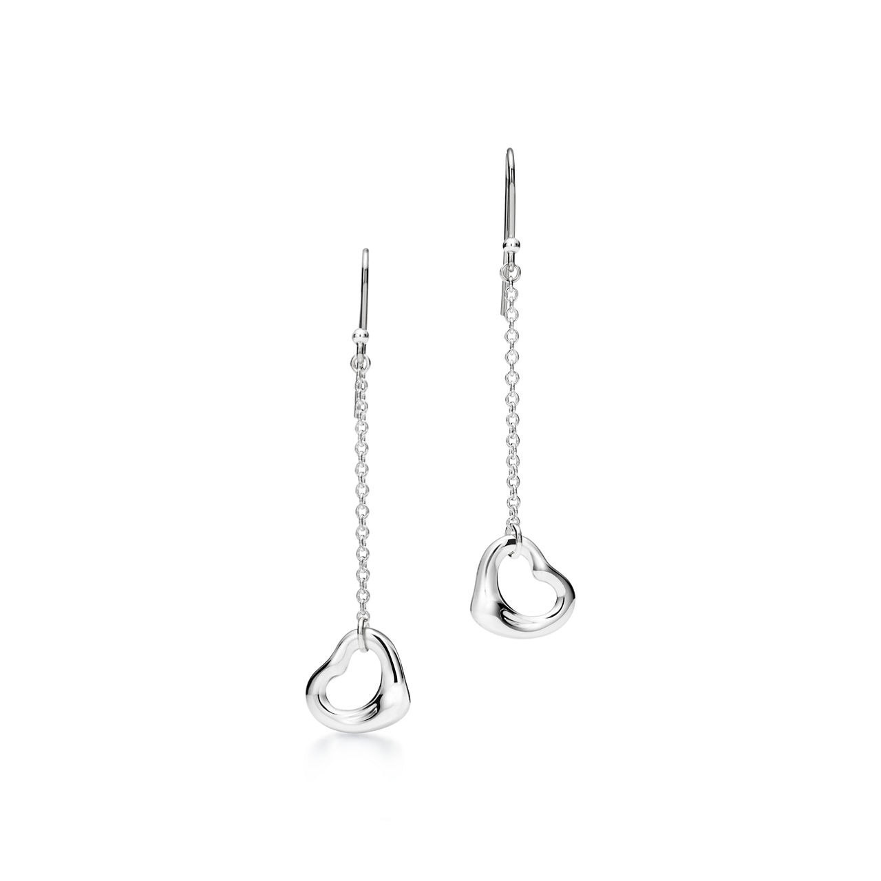 Elsa Peretti®:Open Heart Drop Earrings image number 0
