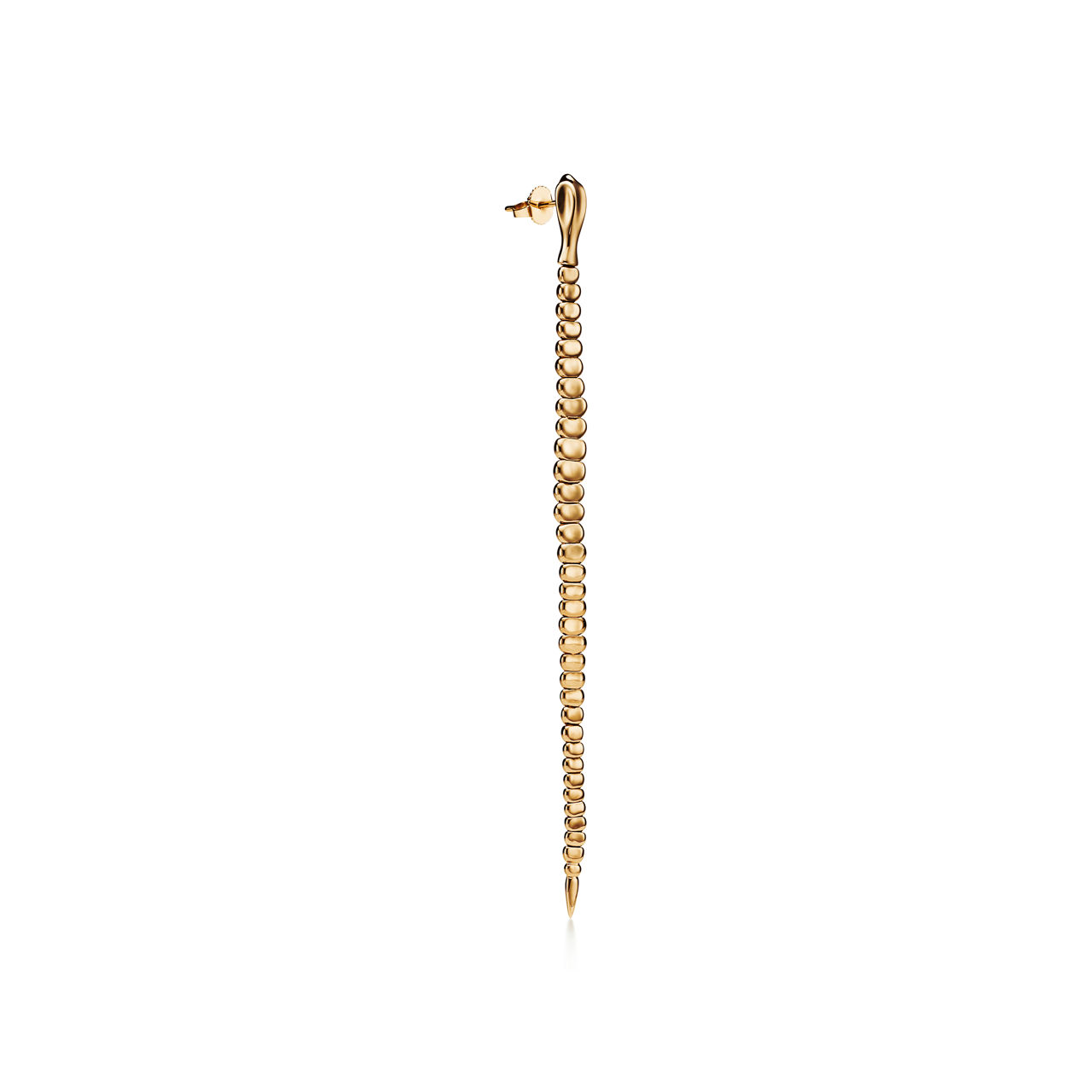 Elsa Peretti®:Snake Earrings in Yellow Gold image number 2