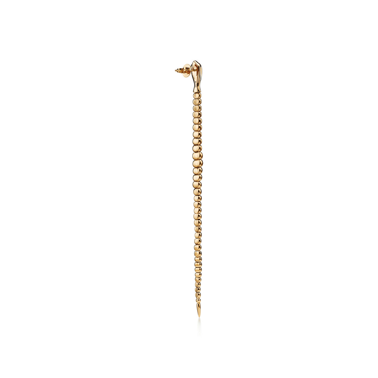 Elsa Peretti®:Snake Earrings in Yellow Gold image number 3