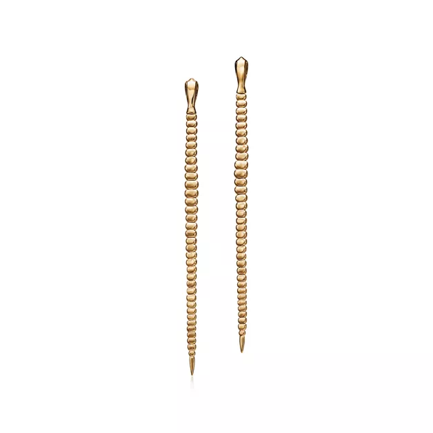 Elsa Peretti®:Snake Earrings in Yellow Gold image number 0