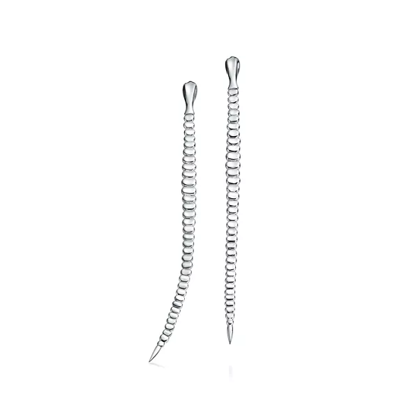 Schlangenohrringe in Sterlingsilber