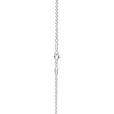 Elsa Peretti®:Open Heart Lariat Necklace in Silver with Pearls, 7.5-8 mm, 3