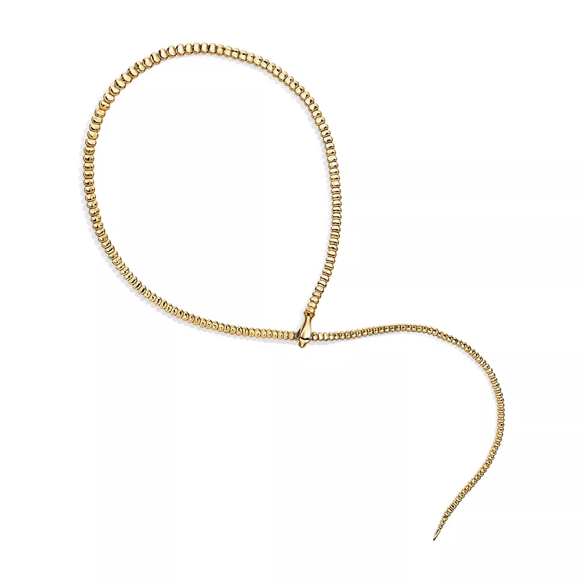 Snake Necklace in Yellow Gold