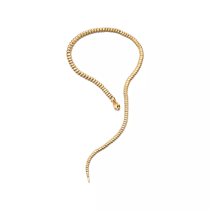 Elsa Peretti®:Collier Serpent en or jaune 18 carats, 5