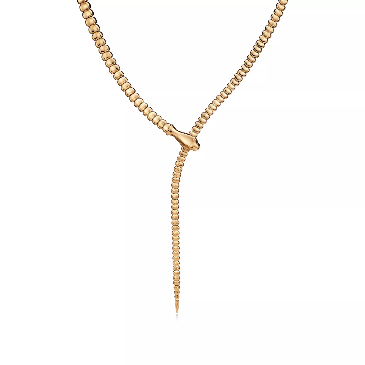 Collana Snake in oro giallo
