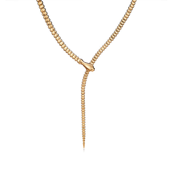 Elsa Peretti®:Snake Necklace in Yellow Gold