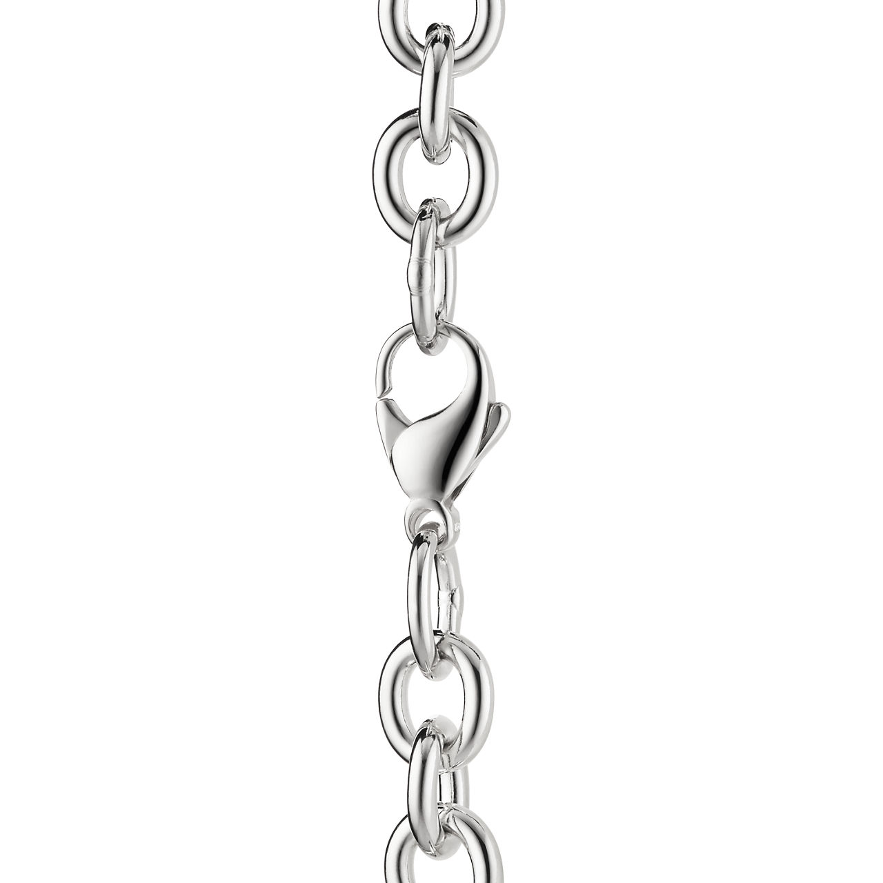 Return to Tiffany™:Heart Tag Bracelet in Silver image number 3