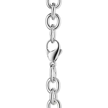 Return to Tiffany™:Pulsera con insignia de corazón en plata, 3