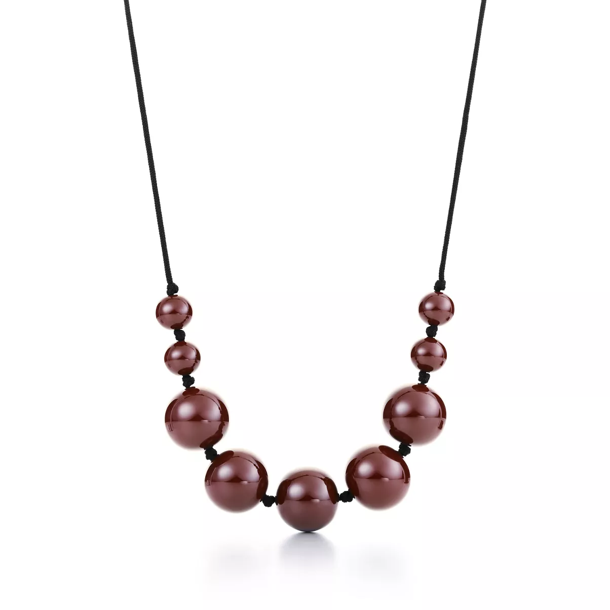  Halskette aus gro&szlig;en Kugeln 