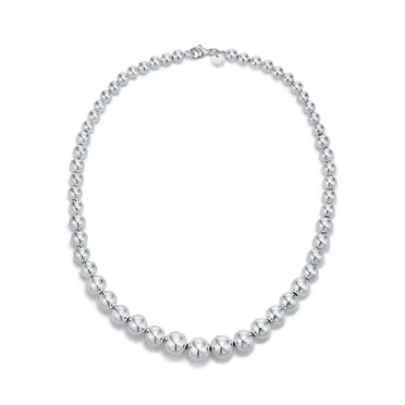 Tiffany HardWear:Graduated Ball Necklace in Sterling Silver, 3