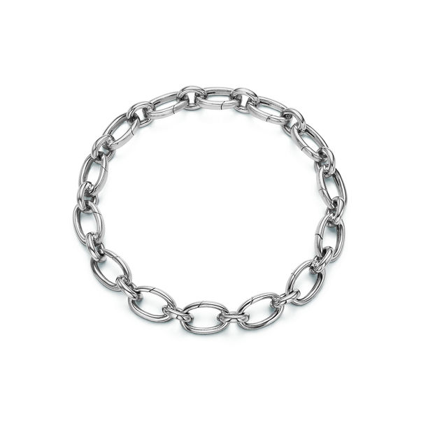 Oval Clasping Link Bracelet   