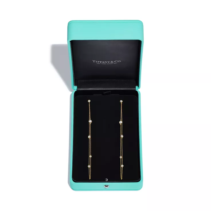 Elsa Peretti®:Diamonds by the Yard® Sprinkle Drop Earrings, 4