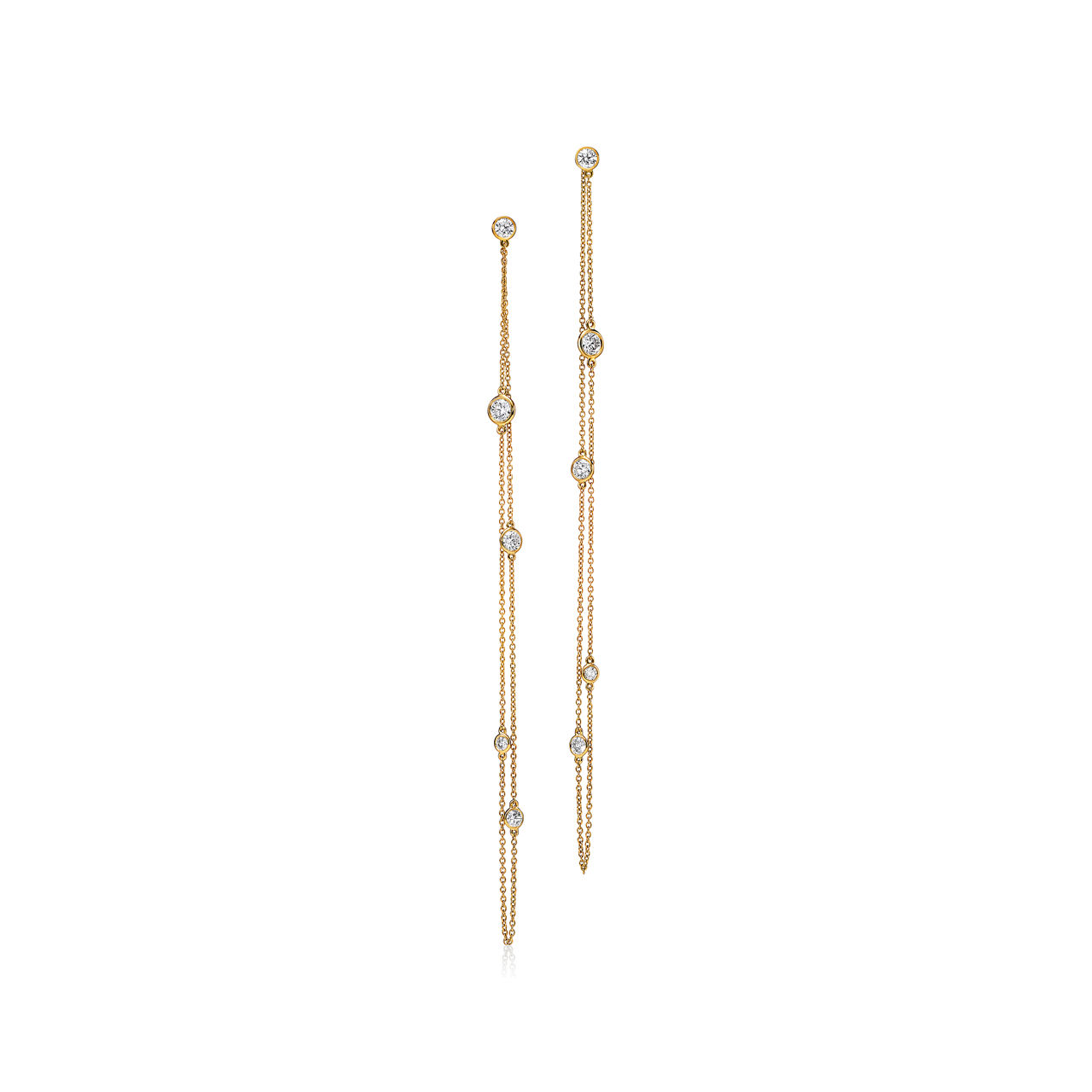 Elsa Peretti®:Diamonds by the Yard® Sprinkle Drop Earrings image number 0