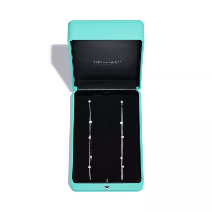 Elsa Peretti®:Diamonds by the Yard® Sprinkle Drop Earrings, 4
