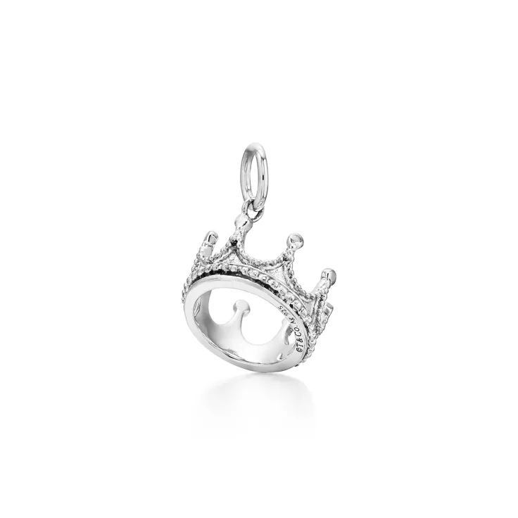 Crown Charm in Silver, 1