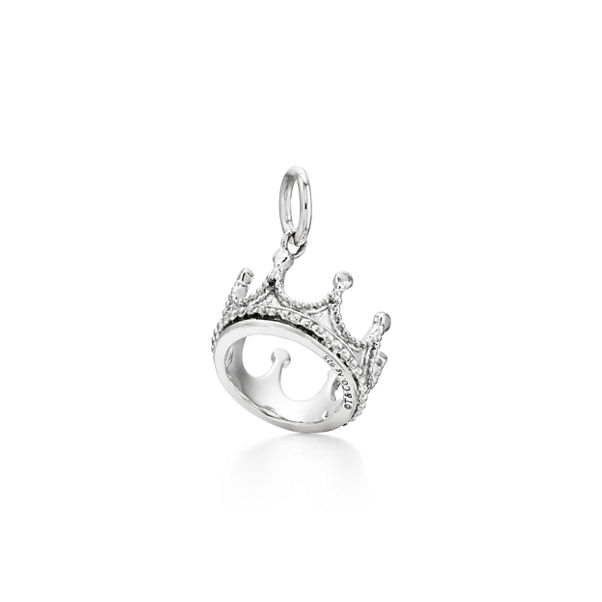 Crown Charm in Silver